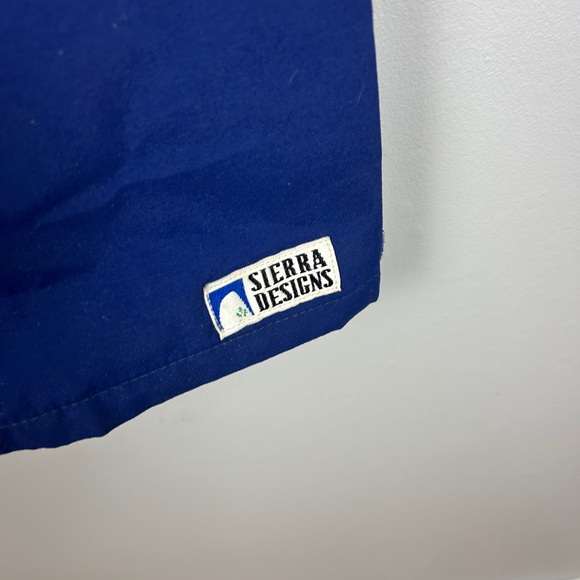 SIERRA DESIGNS Vintage 90s Gore-Tex Pants Men's Small Lined Blue Waterproof Hike - Picture 2 of 8